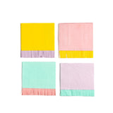 Spring Fringed Cocktail Napkins