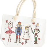 Nutcracker Printed Canvas Tote