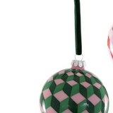 Tumbling Block Bauble- Green