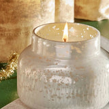 Tinsel & Spice White Mercury Etched Signature Jar- 19 oz