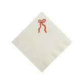 Classic Red Bow Napkins