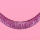 Fairy Fringe Purple Party Banner