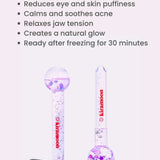 Moon Globes Glittery Facial Ice Rollers