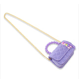 Pearl Handle Message Charm Handbag for Kids