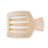 Teleties Large Flat Square Clip- Almond Beige