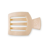 Teleties Medium Flat Square Clip- Almond Beige