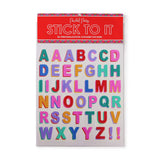 Holiday 24 Alphabet Vinyl Stickers