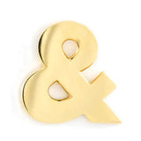 Ampersand Enamel Pin