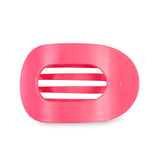 Large Flat Round Hair Clip- Aruba