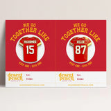 "We Go Together Like Mahomes & Kelce" Bff Enamel Pin Set