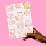 Bachelorette Party Temporary Tattoos