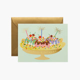 Banana Split Birthday Card