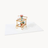 Bar Cart Pop Up Card