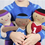 14" Basketball Player Knit Doll- Red/White