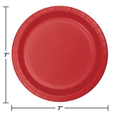 Classic Red Dessert Plates