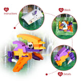 24-Pack Valentine Dinosaur Building Blocks in Heart Boxes