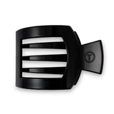 Teleties Large Flat Square Clip- Jet Black