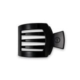 Teleties Small Flat Square Clip- Jet Black