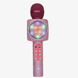 Pink Bling Karaoke Microphone & Blootooth