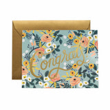 Blue Meadow Congrats Card