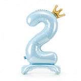 Standing Foil Balloon 2- Light Blue