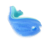 Silicone Bath Scrub- Blue Fish