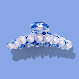 Blue Pearl Claw Clip