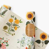 Botanical Wrapping Sheets- 3 Sheets