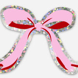 Bow Glitter Stickers