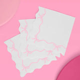 PInk Bow Napkins