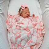 Beautiful Bows Baby Swaddle