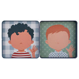 Magnetic Travel Tin Set- Boy Funny Faces