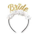 The Original Bride Crown- Gold/ White