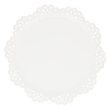 Broderie Anglaise Lace White Dinner Plates