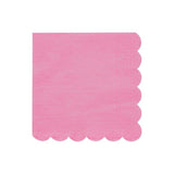 Deep Pink Large Napkin- Bubblegum