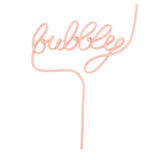 Bubbly Word Straw