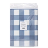 Blue Gingham Paper Table Cover