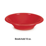 Classic Red Bowls