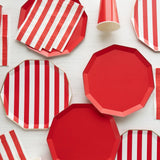 Cherry Red Signature Cabana Plates