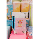 Birthday Girl Watercolor Cake Can Cooler