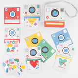 Instant Camera Kids Valentine's Cards & Sticker Set