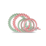 Teleties Pack of 5- Candy Cane Christmas