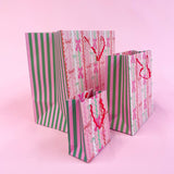 Christmas Ric Rac Bows Gift Bag