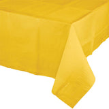 Yellow Paper Table Cover