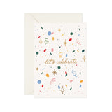 Celebration Party Gold Foil Birthday Card