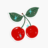 Cherries Vinyl Sticker