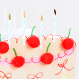 Cherry Cake Birthday Card