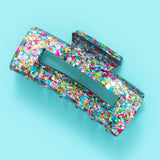 Colorful Confetti Claw Clip