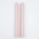 Cotton Candy Pink Table Candles