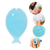 Silicone Mini Fish Scrub/ Cradle Cap Brush